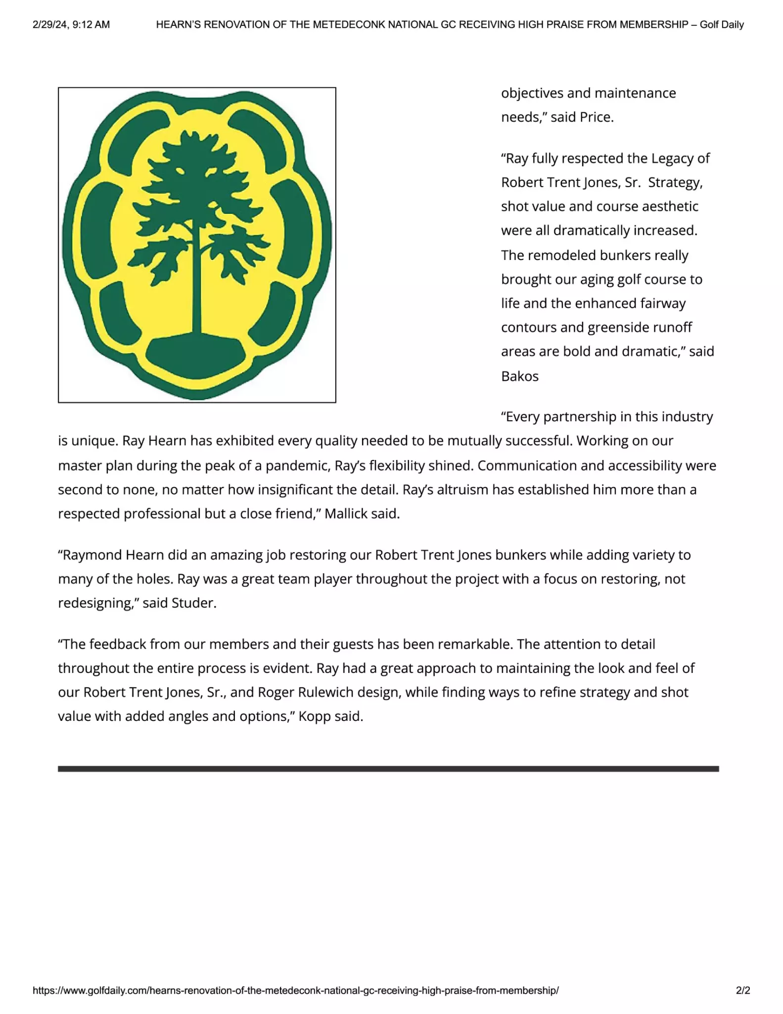 Metedeconk -Bunker Enhancement on Hole 27